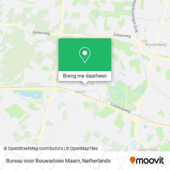 Bureau voor Bouwadvies Maarn kaart