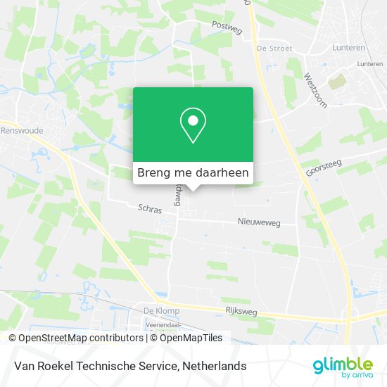 Van Roekel Technische Service kaart