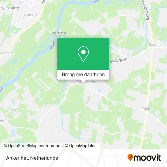 Anker het kaart