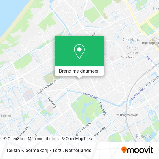 Teksin Kleermakerij - Terzi kaart