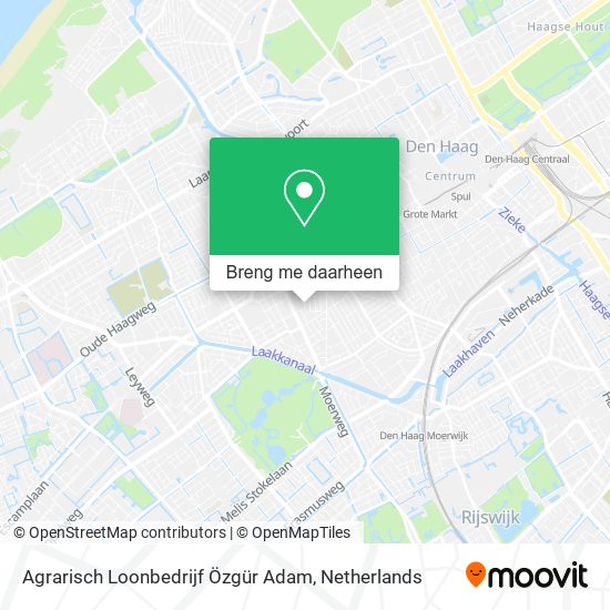 Agrarisch Loonbedrijf Özgür Adam kaart