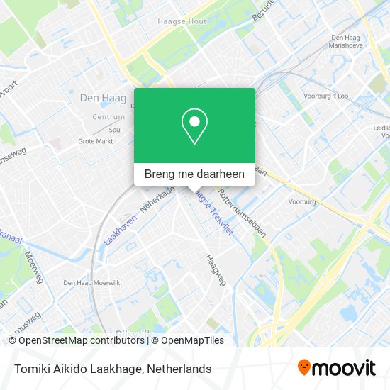 Tomiki Aikido Laakhage kaart