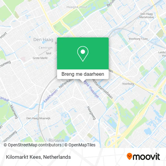 Kilomarkt Kees kaart