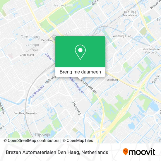 Brezan Automaterialen Den Haag kaart