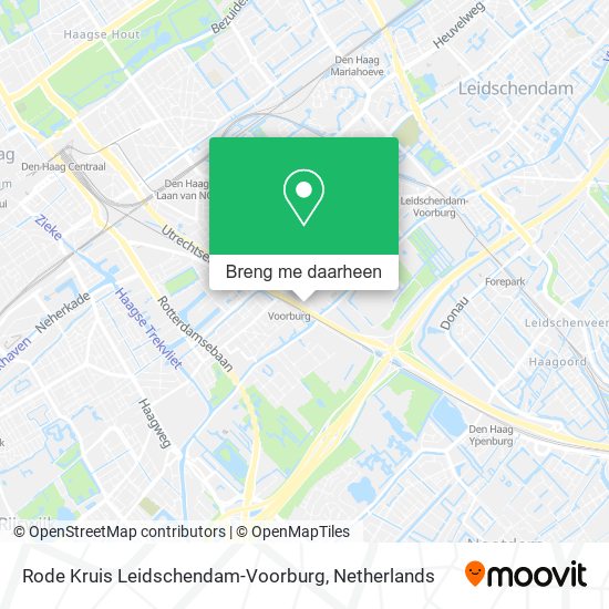 Rode Kruis Leidschendam-Voorburg kaart