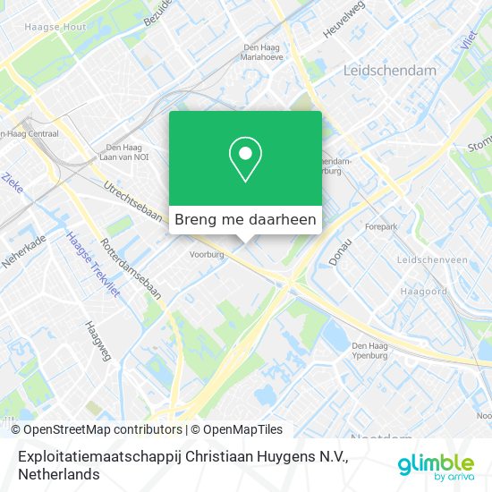 Exploitatiemaatschappij Christiaan Huygens N.V. kaart