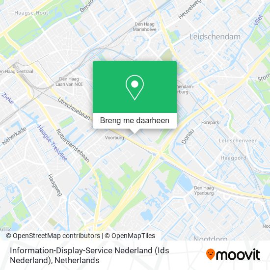 Information-Display-Service Nederland (Ids Nederland) kaart