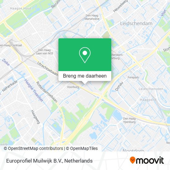 Europrofiel Muilwijk B.V. kaart