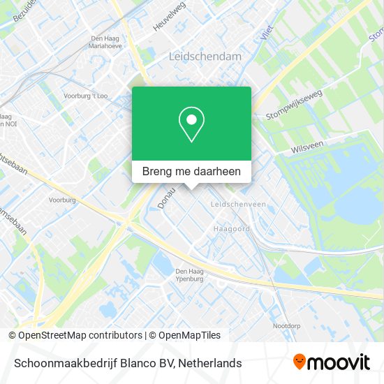 Schoonmaakbedrijf Blanco BV kaart