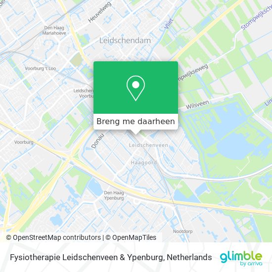 Fysiotherapie Leidschenveen & Ypenburg kaart