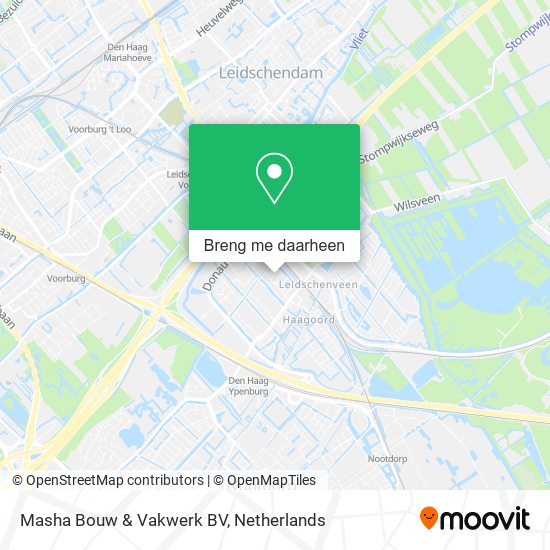 Masha Bouw & Vakwerk BV kaart