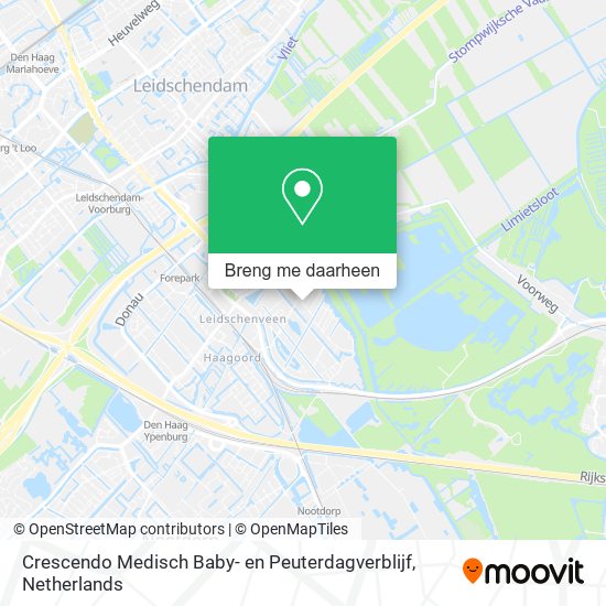 Crescendo Medisch Baby- en Peuterdagverblijf kaart