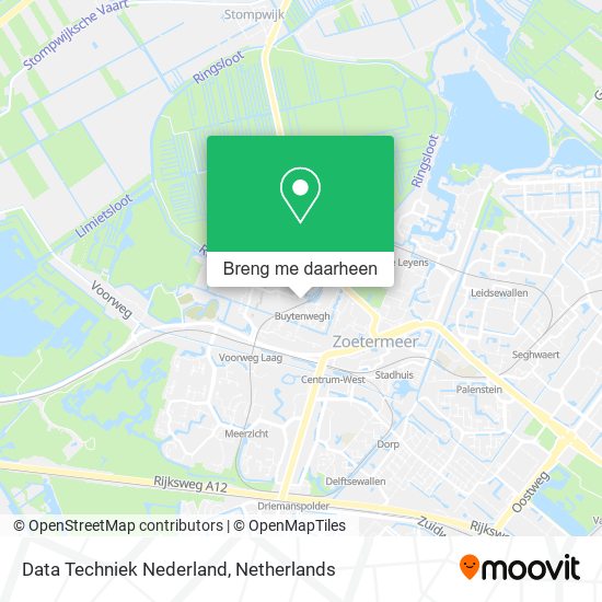 Data Techniek Nederland kaart