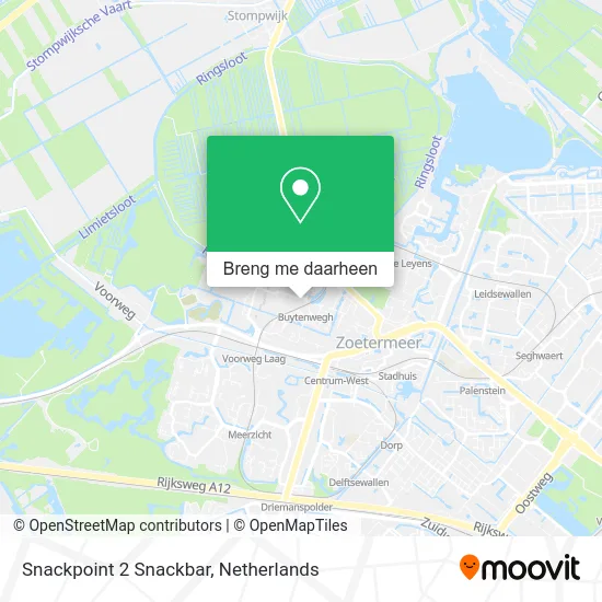 Snackpoint 2 Snackbar kaart