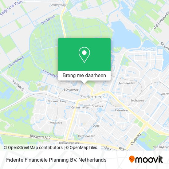 Fidente Financiële Planning BV kaart