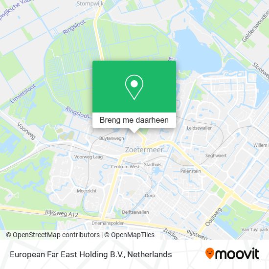European Far East Holding B.V. kaart