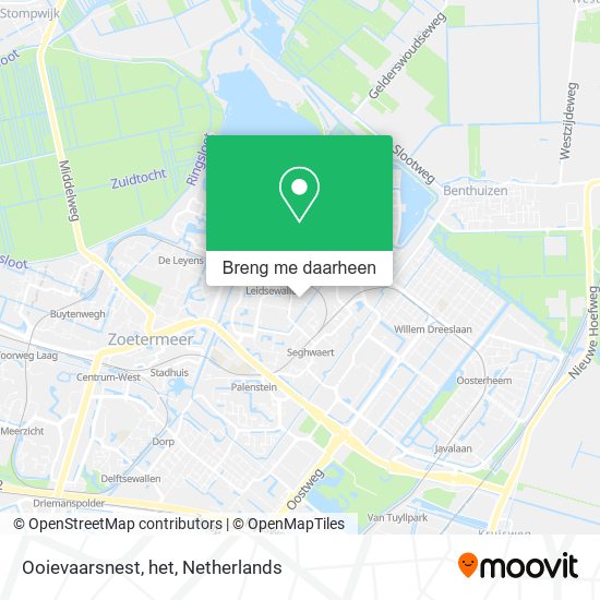 Ooievaarsnest, het kaart