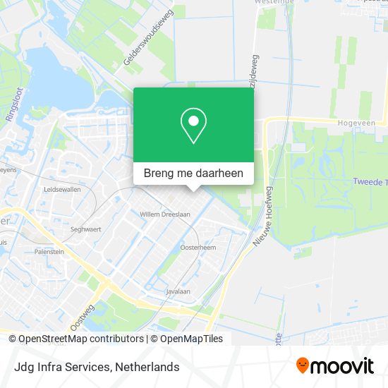 Jdg Infra Services kaart