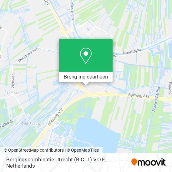 Bergingscombinatie Utrecht (B.C.U.) V.O.F. kaart
