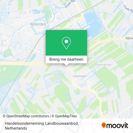 Handelsonderneming Landbouwaanbod kaart
