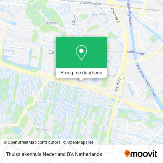 Thuisziekenhuis Nederland BV kaart