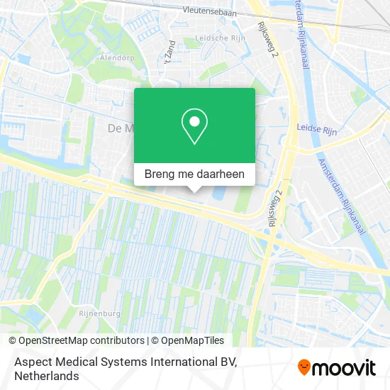 Aspect Medical Systems International BV kaart