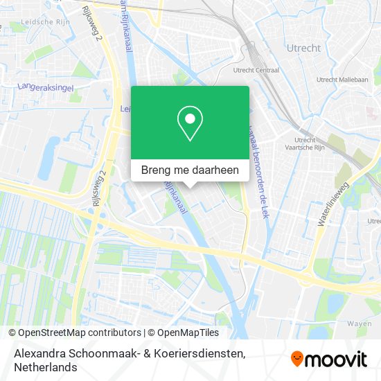 Alexandra Schoonmaak- & Koeriersdiensten kaart