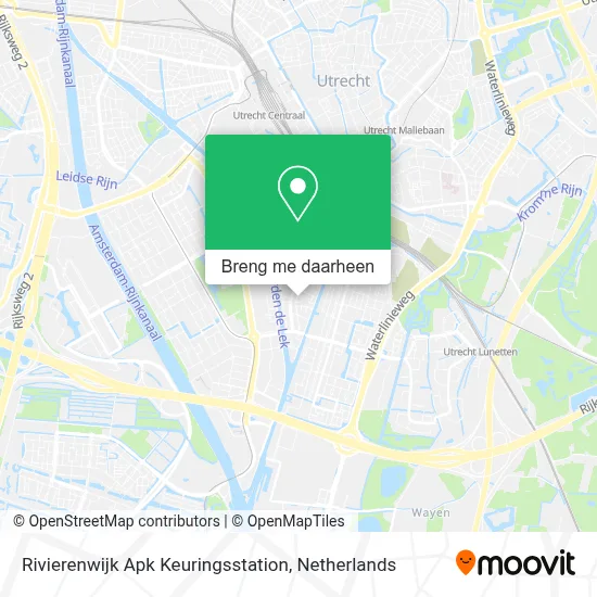 Rivierenwijk Apk Keuringsstation kaart