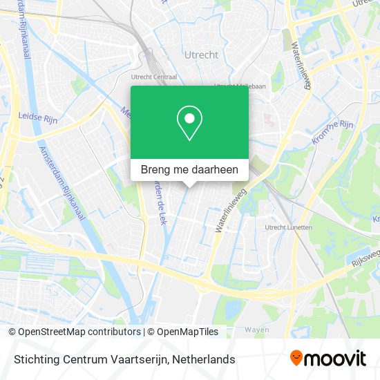 Stichting Centrum Vaartserijn kaart