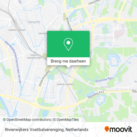 Rivierwijkers Voetbalvereniging kaart