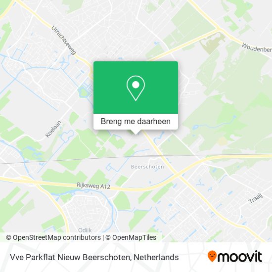 Vve Parkflat Nieuw Beerschoten kaart