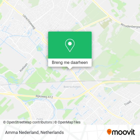 Amma Nederland kaart