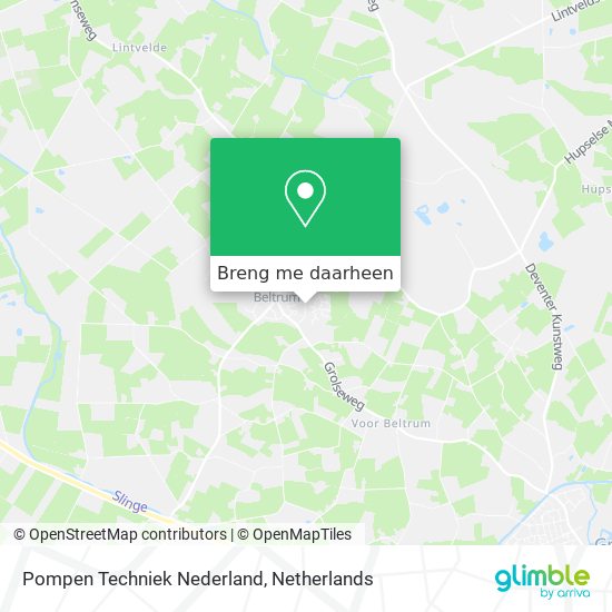 Pompen Techniek Nederland kaart