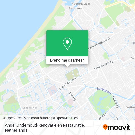 Angel Onderhoud-Renovatie en Restauratie kaart