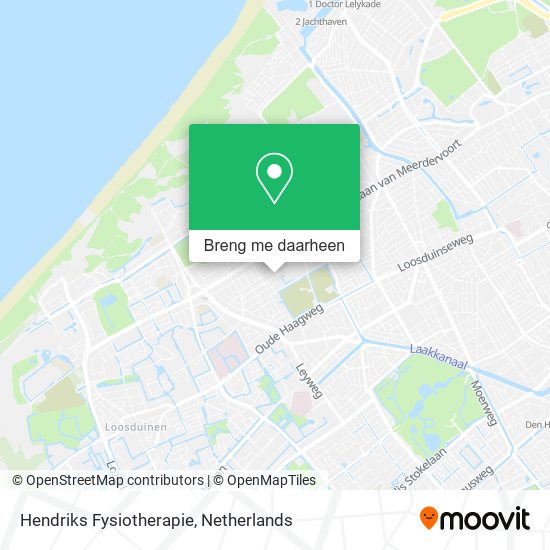 Hendriks Fysiotherapie kaart