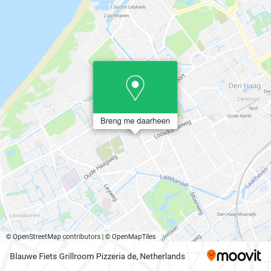 Blauwe Fiets Grillroom Pizzeria de kaart