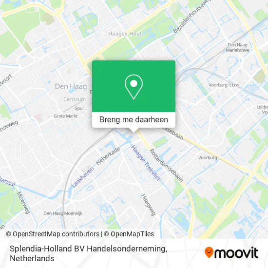 Splendia-Holland BV Handelsonderneming kaart