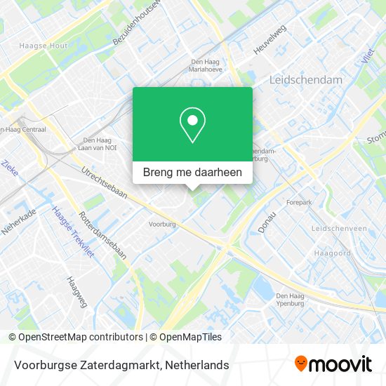 Voorburgse Zaterdagmarkt kaart