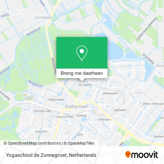 Yogaschool de Zonnegroet kaart