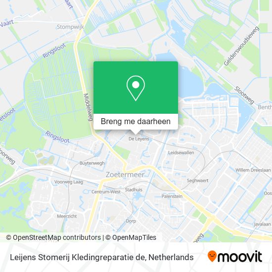 Leijens Stomerij Kledingreparatie de kaart