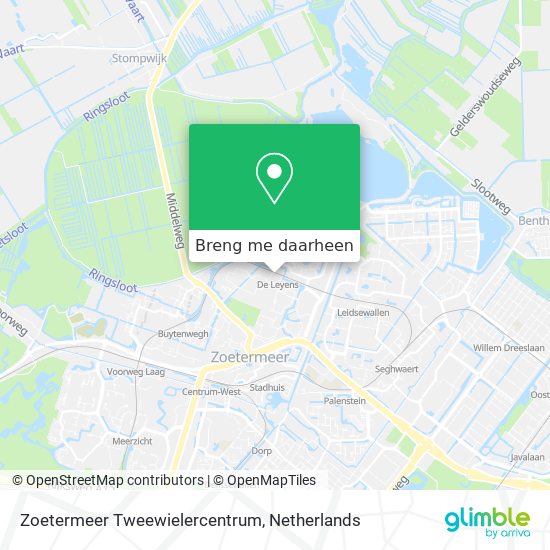 Zoetermeer Tweewielercentrum kaart