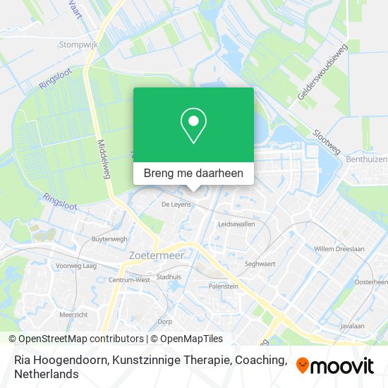 Ria Hoogendoorn, Kunstzinnige Therapie, Coaching kaart
