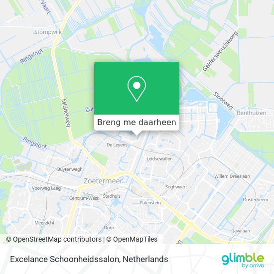 Excelance Schoonheidssalon kaart