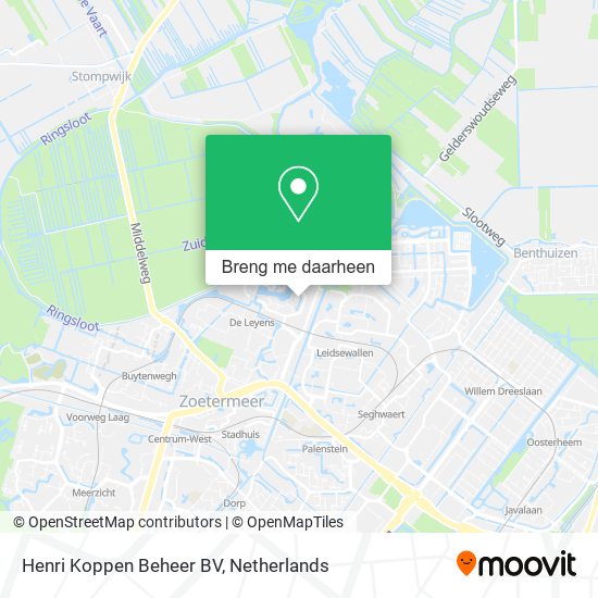 Henri Koppen Beheer BV kaart