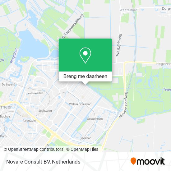 Novare Consult BV kaart