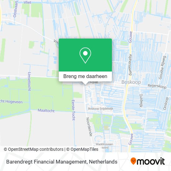 Barendregt Financial Management kaart