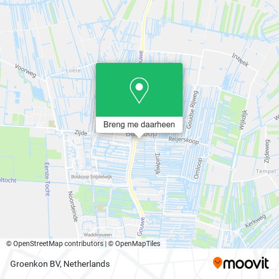 Groenkon BV kaart