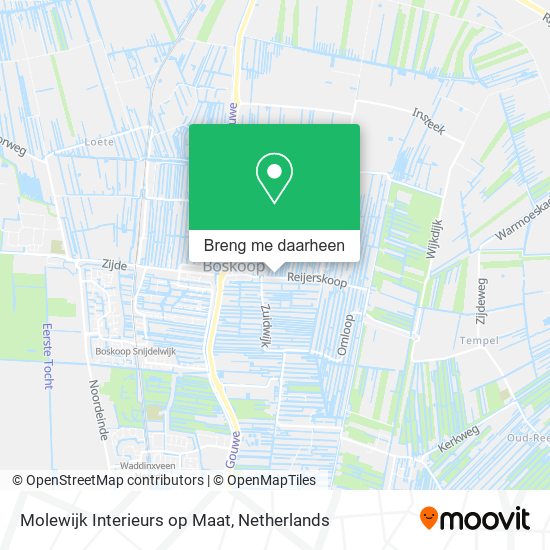 Molewijk Interieurs op Maat kaart