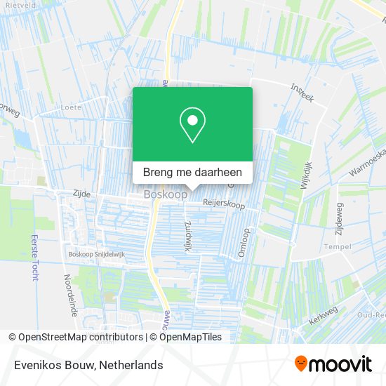 Evenikos Bouw kaart