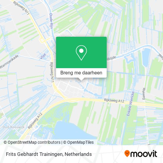 Frits Gebhardt Trainingen kaart